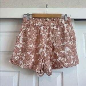 Abercrombie & Fitch High Waist Floral Shorts